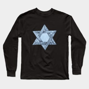 The 12 Tribes of Israel - Star of David Long Sleeve T-Shirt